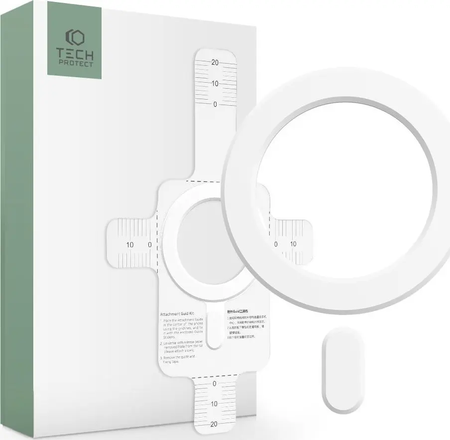 Magnetic Ring Tech-Protect Magmat White Photo 4