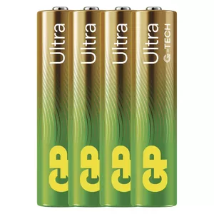 Battery pack GP AAA Alkaline ULTRA 4 pcs (model 03024AUETA-B4)