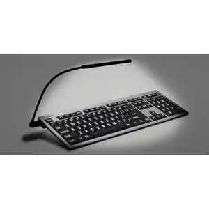 Logickeyboard LL-BLACK USB gadžets Melns Lampa