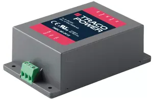 DC/DC converter TracoPower TMDC 60-2411, 40 W, 5.1 V, 12 A, encapsulated