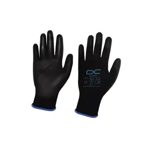 Workshop gloves Alphacool 90374 Black Fabric Rubber XL