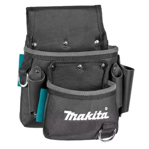 Tool pouch Makita E-15198 Leather Polyester Black Grey Teal