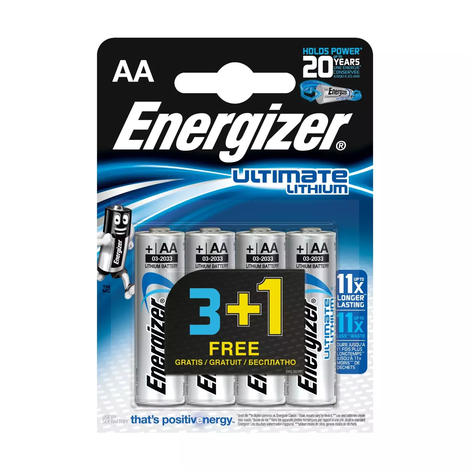 Energizer L91 4BL (AA 1,5V) Photo 1