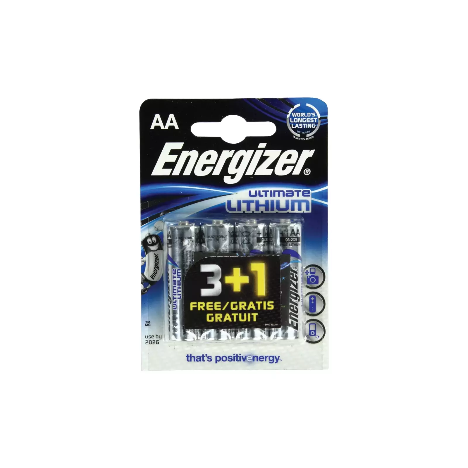 Energizer L91 4BL (AA 1,5V) Photo 3