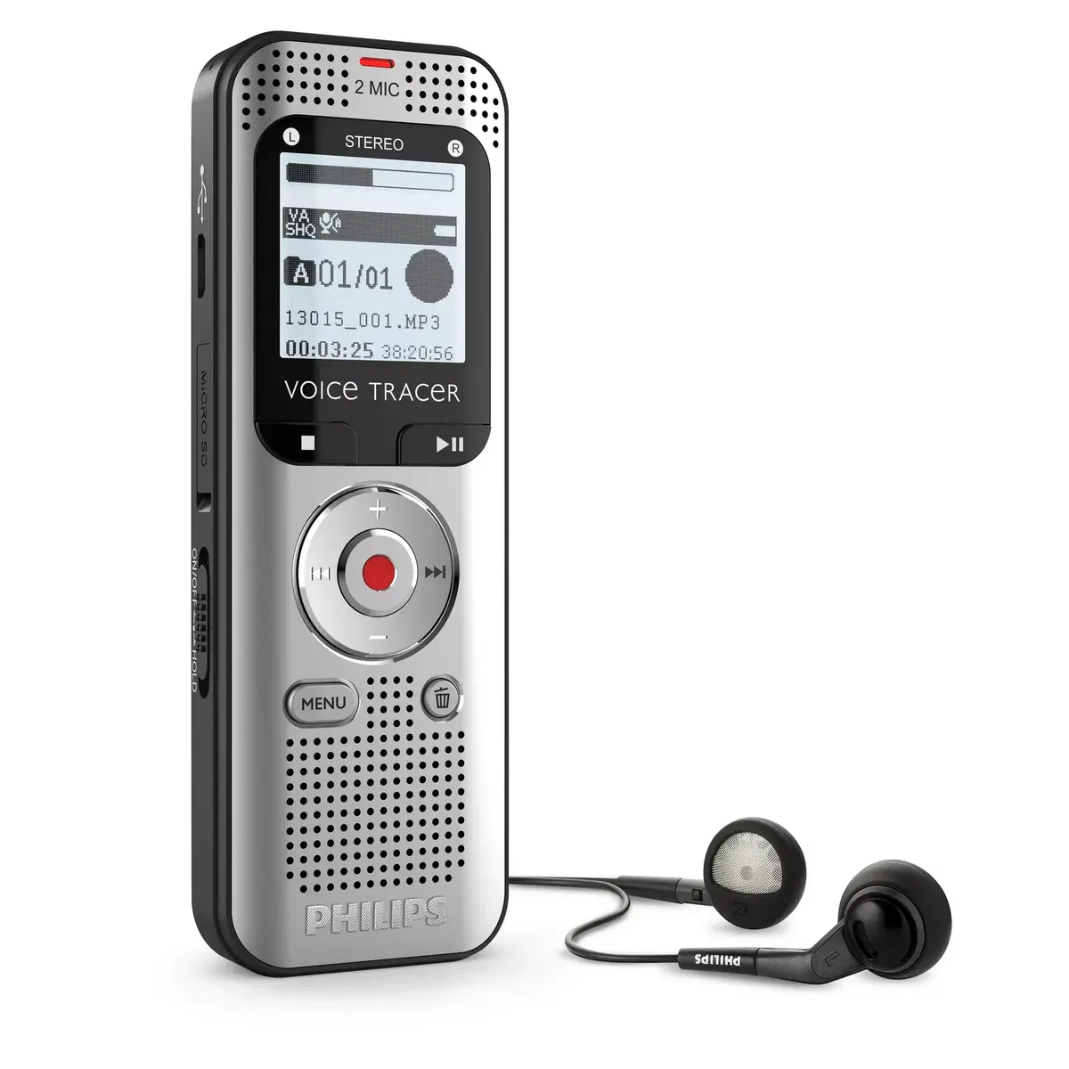 Diktafons Philips Voice Tracer DVT2015 Photo 2
