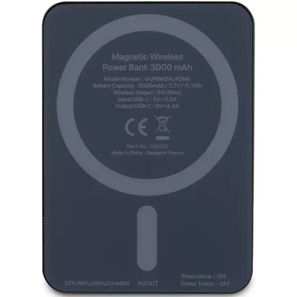 Portatīvais akumulators Guess 5WGUPBM3ALGSGK Photo 3