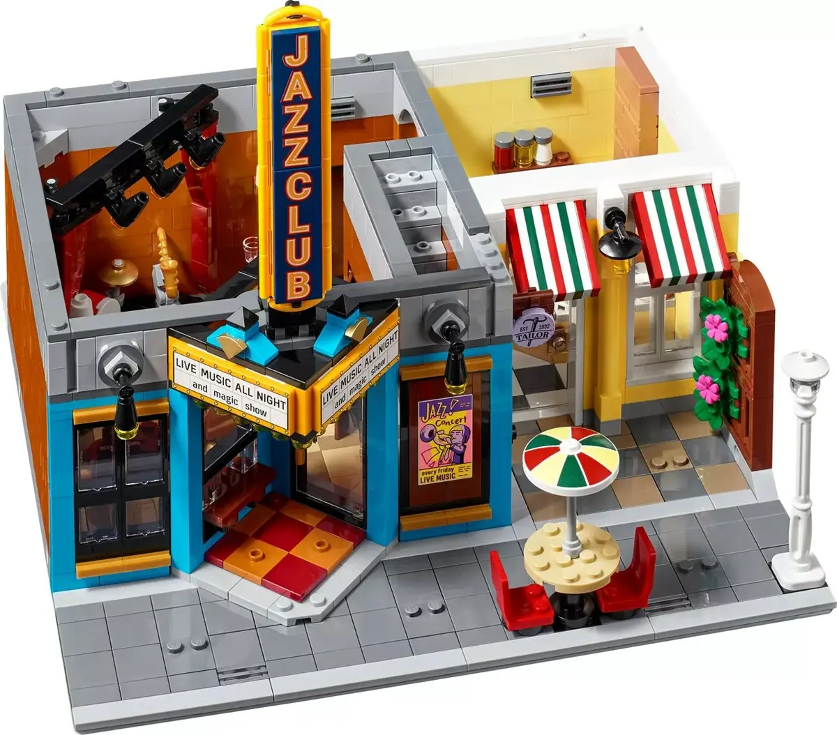 LEGO Icons Jazz Club 10312 modular building set Photo 5