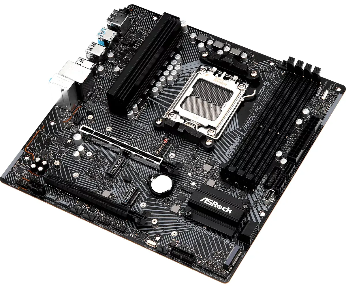 Материнская плата ASRock B650M PG Lightning micro ATX Photo 3