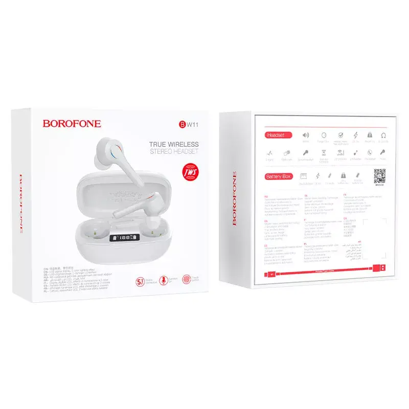Наушники Borofone BW11 TWS 5.1 BT Photo 3