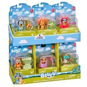 Фигурка TMTOYS Bluey 1 шт. BLU17183-17177 — коллекционная фигурка, микс дизайнов