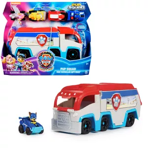PAW Patrol : The Mighty Movie, Pup Squad Patroller Toy Truck, with Collectible Mighty Pups Chase Pup Squad Toy Car, Kids Toys for Boys & Girls Ages 3+