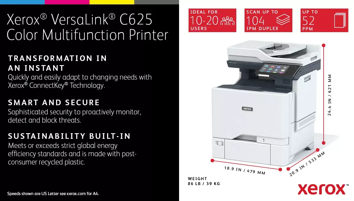 МФУ Xerox VersaLink C625 Photo 22