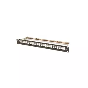 19" patch panel Lexi-NET PATCHP24PNEOU/F 24 ports black