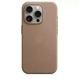 Protective FineWoven MagSafe Case for iPhone 15 Pro by Apple — Taupe, 6.1"