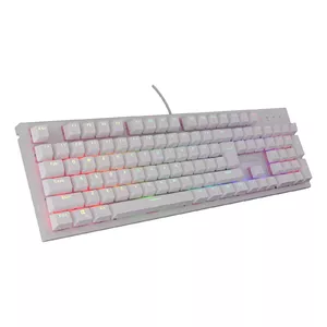 Клавиатура GENESIS Thor 303 Игровая USB QWERTY US English Белая Механическая RGB