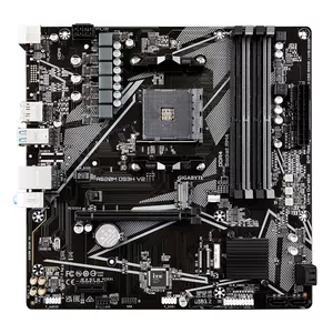 Gigabyte A520M DS3H V2 Motherboard - Supports AMD Ryzen 5000 Series AM4 CPUs, up to 4733MHz DDR4 (OC), PCIe 3.0 x16, GbE LAN, USB 3.2 Gen 1