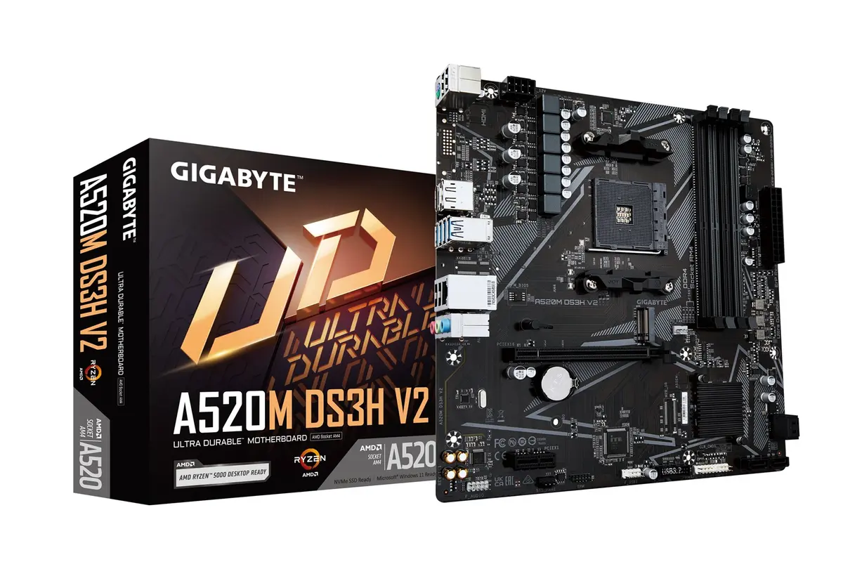 Mātesplate GIGABYTE A520M DS3H V2 micro