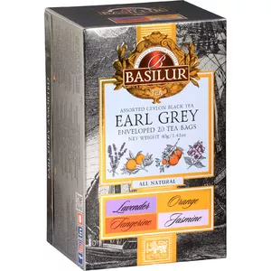 Tea bag pack Basilur Earl Grey Assorted — 20 tea bags