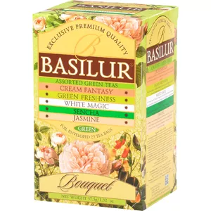 Tea bags Basilur Green Tea Bouquet Assorted 25 pack — 25 x 1.5 g