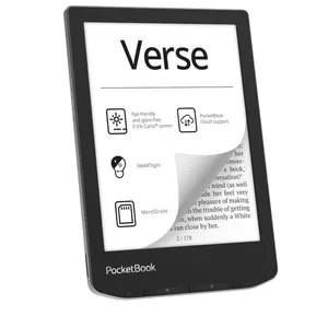 E-lasītājs|POCKETBOOK|Verse|6"|1024x758|1xUSB-C|Micro SD|Bezvadu LAN|pelēks|PB629-M-WW
