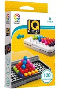 Board puzzle Smart Games IQ Puzzler Pro – compact logic puzzle for solo and travel