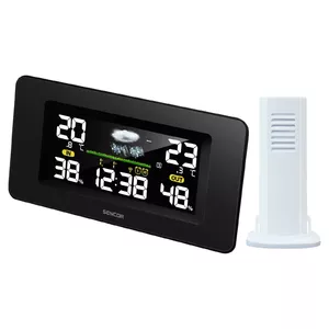 Sencor SWS 5270 Digital Weather Station with Indoor and Outdoor Temperature and Humidity Sensors