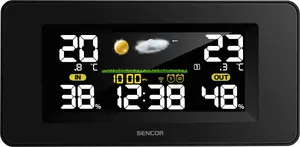 Sencor SWS 5270 Digital Weather Station with Indoor and Outdoor Temperature and Humidity Sensors