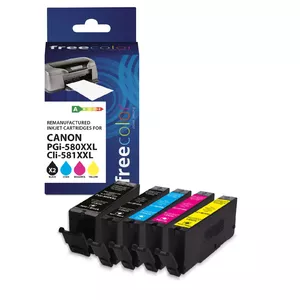 Kārtridžs Freecolor Canon PGI-580XXL black+CLI-581XXL BK/C/M/Y
