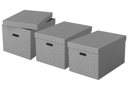 ESSELTE 628287 rectangular cardboard storage box Photo 3