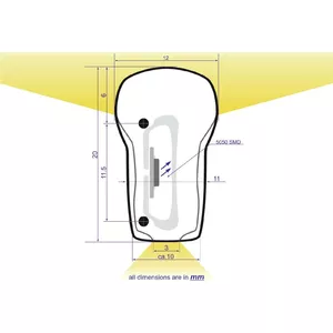LED Neon Flex 230V slim EUROLITE 100 cm neutral white