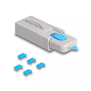 Блокиратор порта DeLOCK 20925 Micro USB 5 штук + инструмент для блокировки
