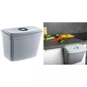 Кухонное ведро для мусора keeeper Milan 4 л Nordic Grey с крышкой