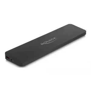 DeLOCK USB Type-C Triple Display Docking Station 4K USB 5 Gbps LAN SD Audio PD 80 W