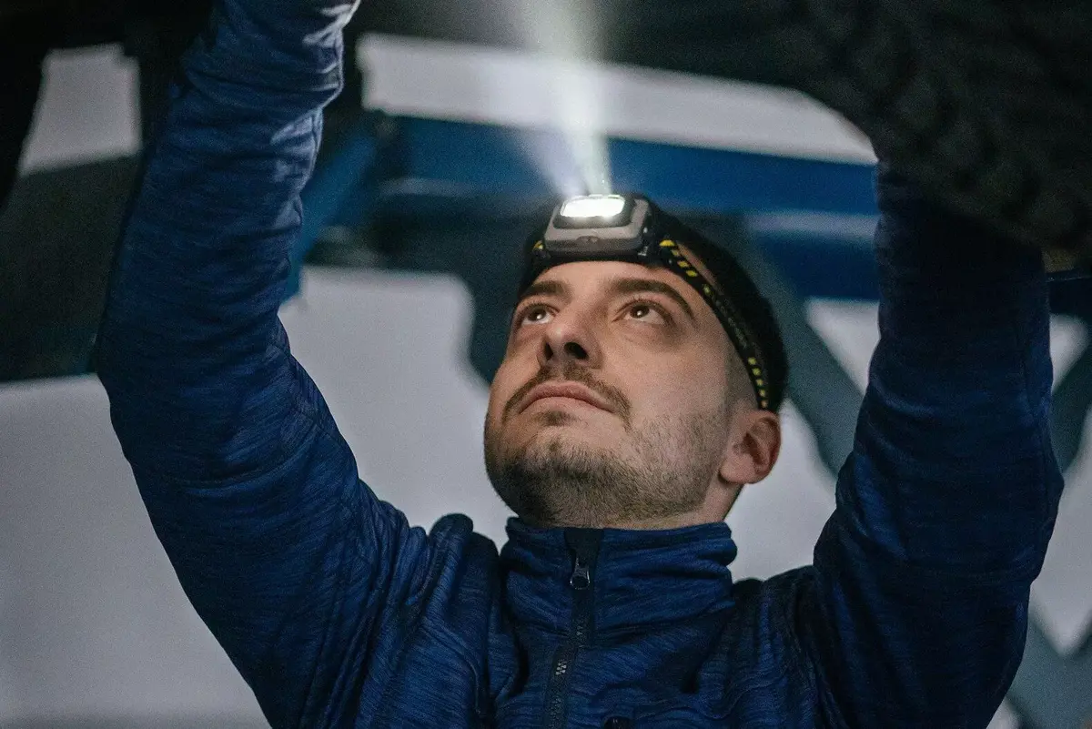 Налобный фонарь Ledlenser HF4R Work Photo 7