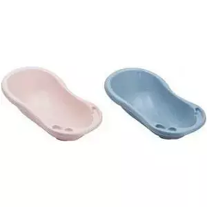 Детская ванночка keeeper Maria Pure Nordic Blue с двумя отделениями для хранения, для младенцев