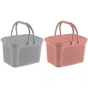 Piknika grozs keeeper Inka 35×46×28.5 cm 28 L pelēks