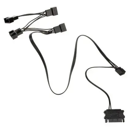 Kolink PGW-AC-KOL-113 Kabeļa pagarinājums 4-pin Melns