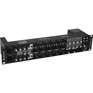 Entertainment mixer Omnitronic EM-550B MK2 5-channel USB mixer with EQ and microphone inputs