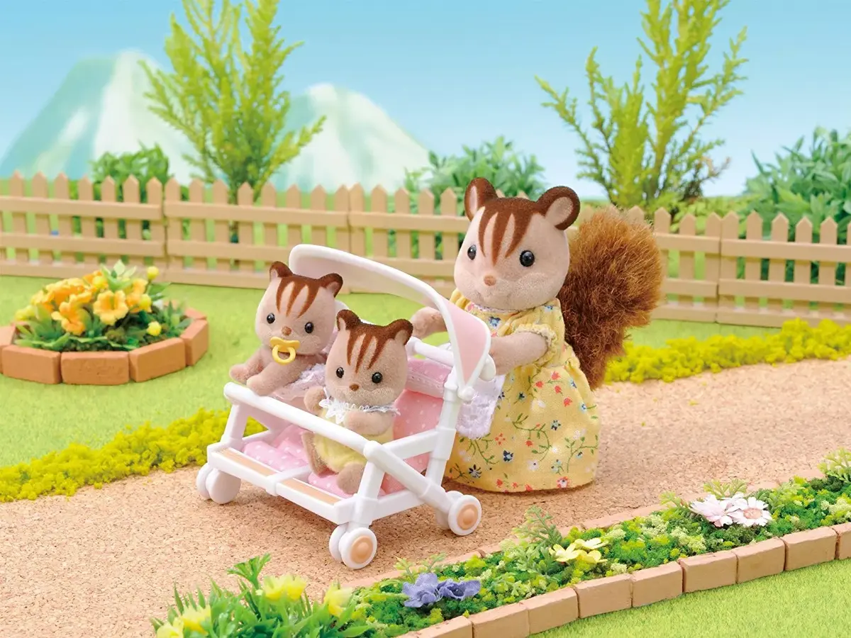 Epoch Sylvanian Families divvietīgi ratiņi 4533 Photo 5
