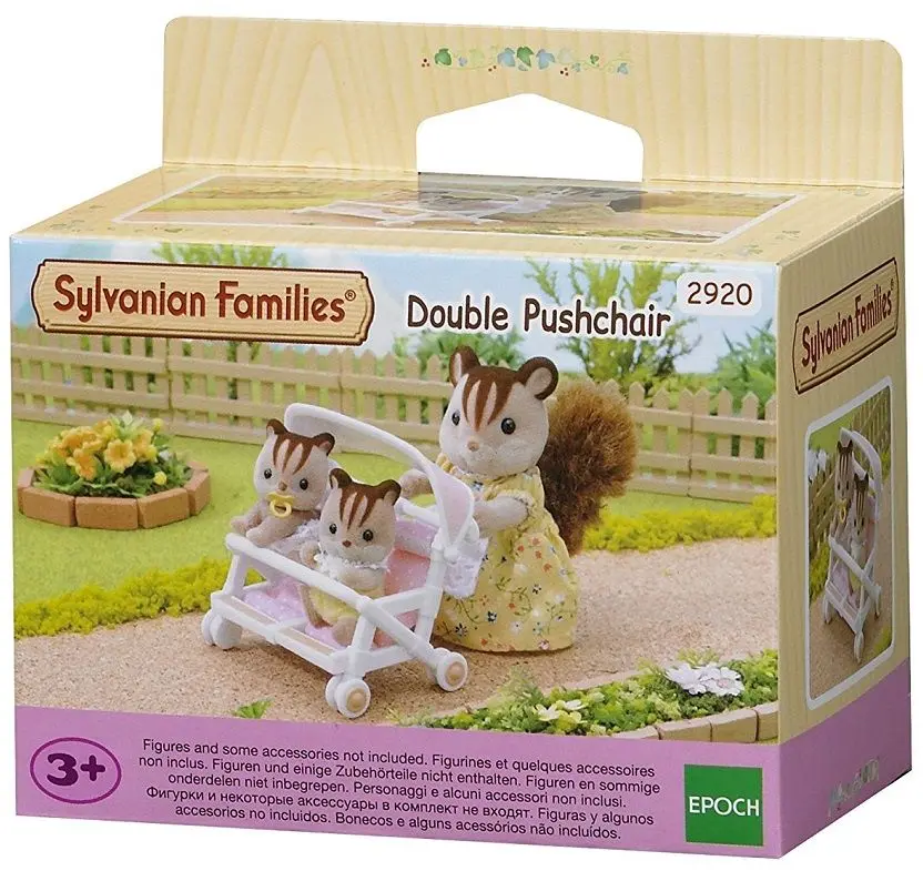 Divvietīga rotaļlietu ratiņu Epoch Sylvanian Families