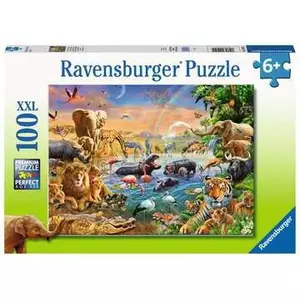 Пазл Ravensburger Savannah Jungle Waterhole 100 элементов, ширина 495.3 мм, от 6 лет