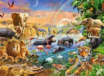 Пазл Ravensburger Savannah Jungle Waterhole 100 шт Photo 2