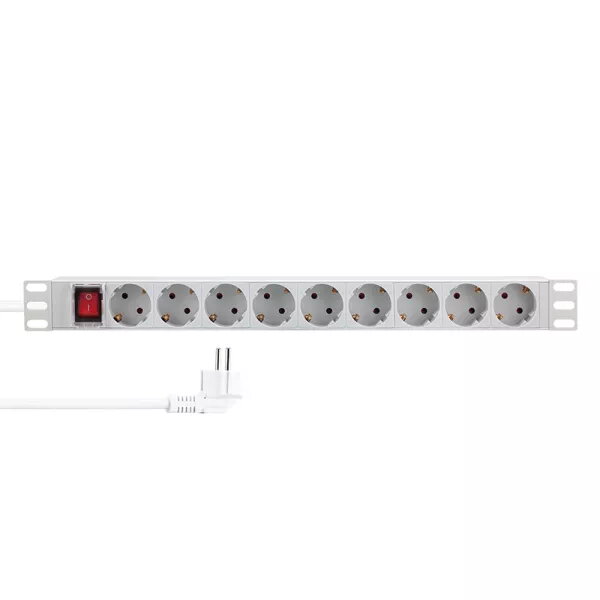 LogiLink PDU9C04 strāvas aizsardzība Gaiši pelēka