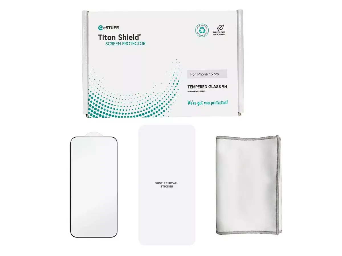 Ekrāna aizsargs eSTUFF ES501406-50BULK iPhone 15 Pro Photo 5
