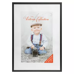 Photo frame Victoria Collection 21451 — aluminium A4 black