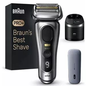 Braun Series 9 Pro+ Wet & Dry, 6-in-1 SmartCare centre and PowerCase, silver - Shaver