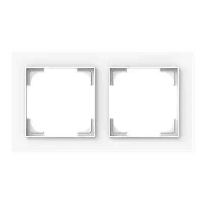 Busch-Jaeger 1722-44M 2-Gang Cover Frame Photo 2