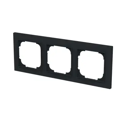 Busch-Jaeger 1723-45M 3-Gang Cover Frame Photo 3