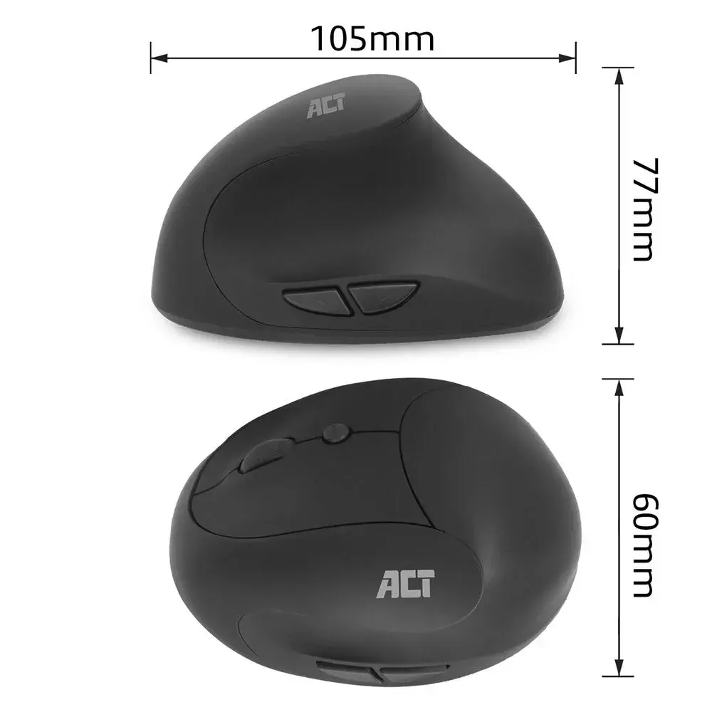 Мышь ACT Wireless Ergonomic Mouse 1600 DPI Photo 8
