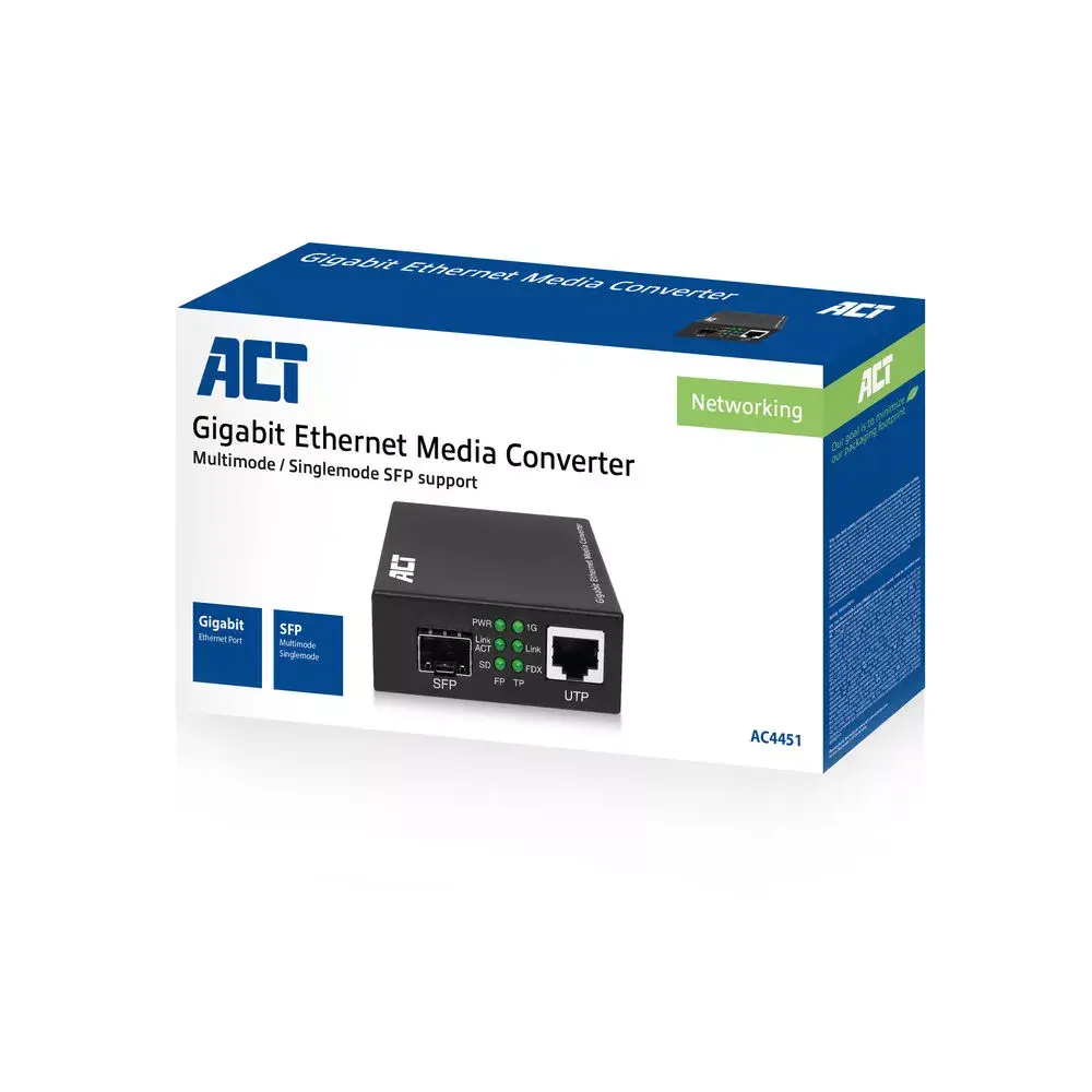 Сетевой медиаконвертер ACT AC4451 Photo 7
